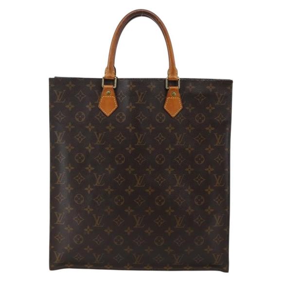 LOUIS VUITTON Monogram Sac Plat Hand Bag M51140 LV Auth BA6342 - Picture 2 of 16